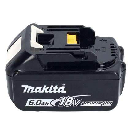 Makita DDF 453 G1X1 taladro atornillador inalámbrico 18 V 42 Nm + 1x batería 6,0 Ah + set de accesorios 74 piezas + maletín - sin cargador
