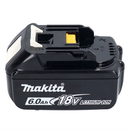 Makita DTD 153 G1X1 llave de impacto a batería 18 V 170 Nm 1/4" sin escobillas + 1x batería 6,0 Ah + set de accesorios 74 piezas + maletín - sin cargador