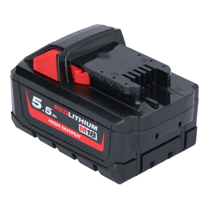 Batteria ricaricabile Milwaukee M18 HB 5,5 18 V 5,5 Ah / 5500 mAh Li-Ion High Output ( 4932464712 ) con indicatore del livello di carica