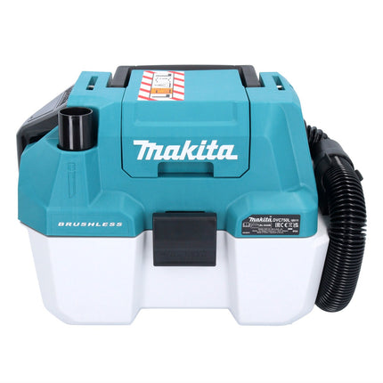 Makita DVC 750 LRT cordless hoover LXT 18 V 67 mbar 7,5 l brushless + 2x battery 5,0 Ah + charger