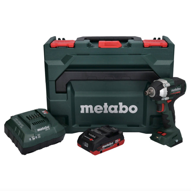 Metabo SSW 18 LT 300 BL cordless impact wrench 18 V 300 Nm brushless + 1x rechargeable battery 4.0 Ah + charger + metaBOX