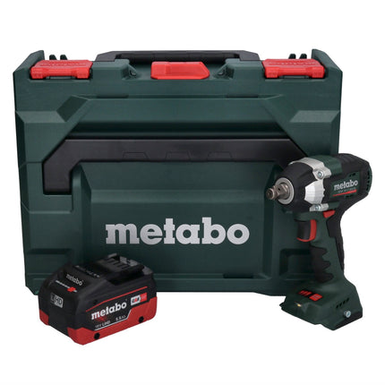Metabo SSW 18 LT 300 BL cordless impact wrench 18 V 300 Nm brushless + 1x rechargeable battery 5.5 Ah + metaBOX - without charger