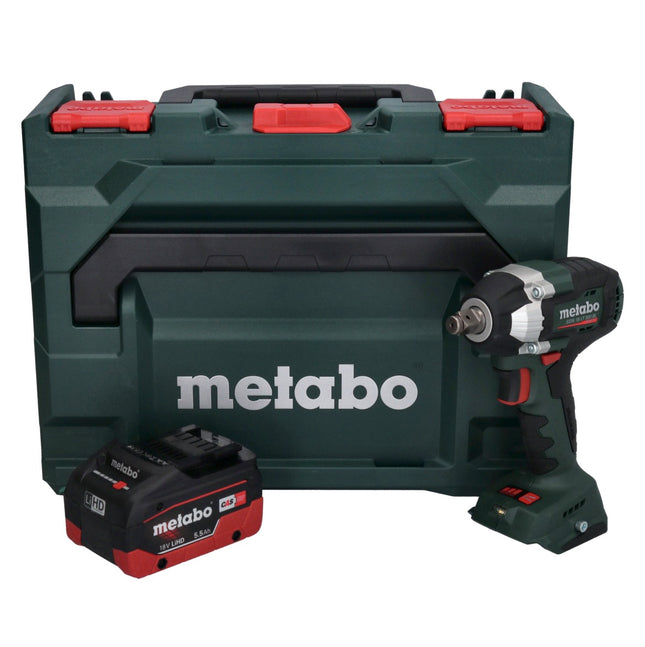 Metabo SSW 18 LT 300 BL 18 V 300 Nm atornillador de impacto sin escobillas + 1x batería 5,5 Ah + metaBOX - sin cargador