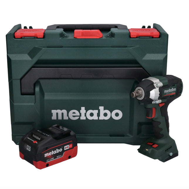 Metabo SSW 18 LT 300 BL 18 V 300 Nm Avvitatore a impulsi senza fili + 1x batteria 8,0 Ah + metaBOX - senza caricatore