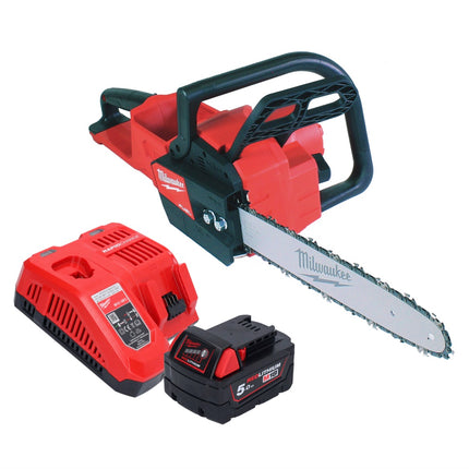 Milwaukee M18 FCHS35-501 Tronçonneuse sans fil 18 V 35 cm 12,4 m/s + 1x batterie 5,0 Ah + chargeur