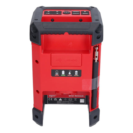 Milwaukee M12 RCDAB+-301 radio batería DAB+ 12 V + 1x batería 3.0 Ah + cargador