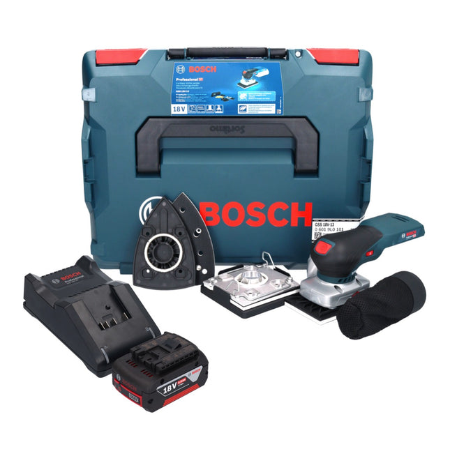 Lijadora orbital sin cable Bosch GSS 18V-13 18 V + 1x acumulador 5,0 Ah + cargador + L-BOXX