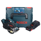 Bosch GKM 18V-50 Sierra circular profesional sin cable para metal 18 V 136 mm sin escobillas + 1x batería ProCORE 8,0 Ah + cargador + L-Boxx
