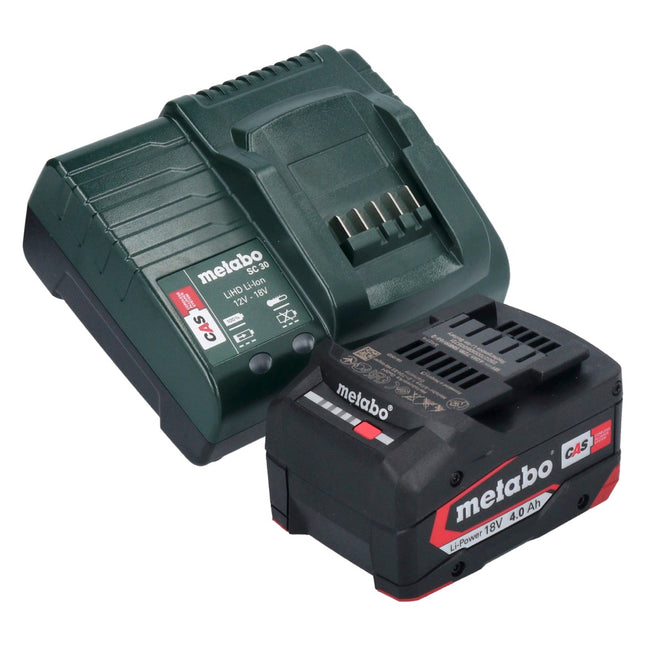 Metabo Basic Set 1x batteria Li-Power 18 V 4,0 Ah + caricatore Metabo SC 30 12 - 18 V ( 685192000 )