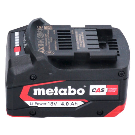 Metabo Basic Set 4 acumuladores Li-Power 18 V 4,0 Ah + cargador Metabo SC 30 12 - 18 V