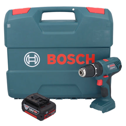 Taladradora de percusión a batería Bosch GSB 18V-21 18 V 55 Nm + 1x acumulador 5,0 Ah + maletín en L - sin cargador