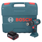 Taladradora de percusión a batería Bosch GSB 18V-21 18 V 55 Nm + 1x acumulador 5,0 Ah + maletín en L - sin cargador