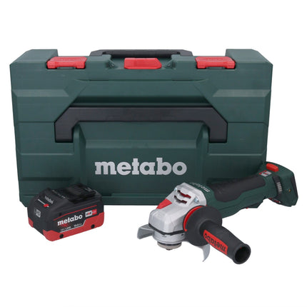 Metabo WPBA 18 LTX BL 15-125 Quick DS 18 V 125 mm smerigliatrice angolare a batteria Brushless + 1x batteria 10,0 Ah + metaBOX - senza caricabatterie