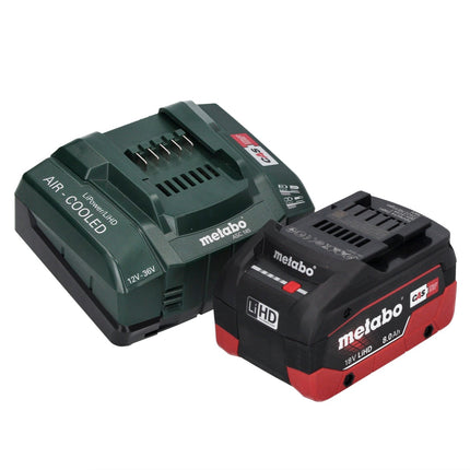 Metabo WB 18 LTX BL 15-125 Quick akumulatorowa szlifierka kątowa 18 V 125 mm bezszczotkowa + 1x akumulator 8,0 Ah + ładowarka + metaBOX
