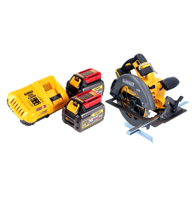 Sierra circular manual sin cable DeWalt DCS 575 T2 54 V FlexVolt 190 mm Sin escobillas + 2x batería 6,0 Ah + cargador