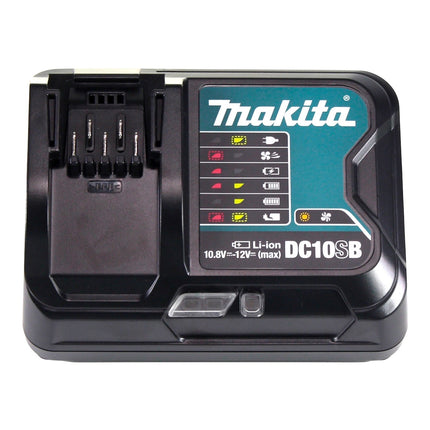 Kit alimentatore Makita ( 197641-2 ) 2x BL 1041 B batteria 12 V max. 4,0 Ah CXT + caricabatteria DC 10 SB + Makpac