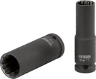KS TOOLS 1/2' Llave de vaso de impacto de 12 cantos, larga, 27 mm ( 515.0973 )