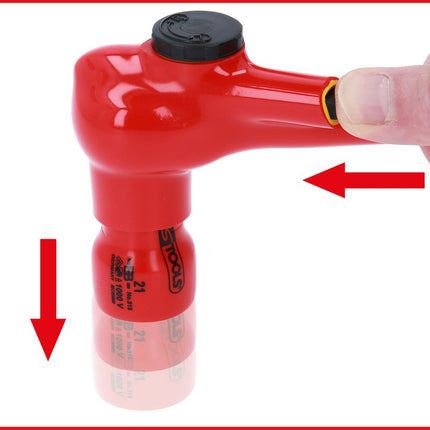 KS TOOLS 1/2" Umschaltknarre mit Schutzisolierung, 32 Zahn ( 117.1200 ) - Toolbrothers