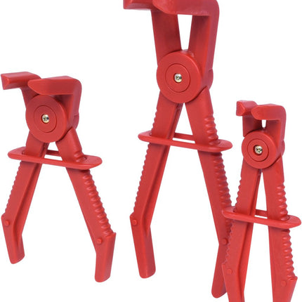 KS TOOLS Schlauch-Abklemm-Zangen-Satz 90°, 3-tlg ( 115.5055 ) - Toolbrothers