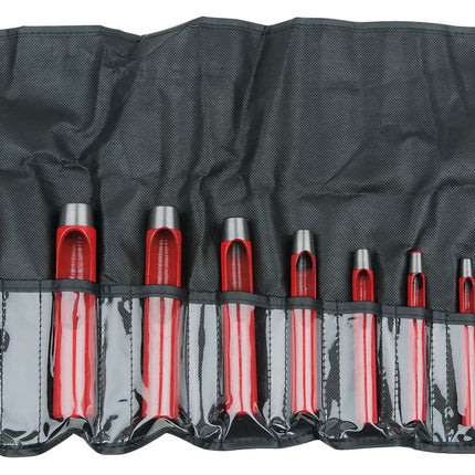 KS TOOLS Serie di fustelle tonde, 10 pz: ( 129.2112 )