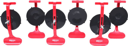 KS TOOLS Zierleisten-Montagesauger-Satz, 6-tlg, Ø 85mm ( 140.1020 ) - Toolbrothers