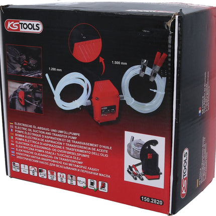 KS TOOLS Elektrische Öl-Absaug- und Umfüllpumpe ( 150.2820 ) - Toolbrothers