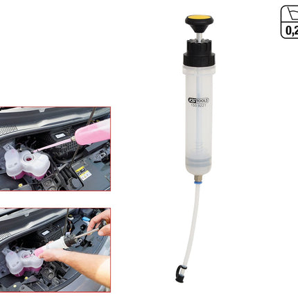 KS TOOLS Absaug- und Füllhandpumpe, 0,2 Liter ( 150.9221 ) - Toolbrothers