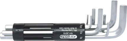 KS TOOLS Juego de llaves Allen 3 en 1, 8 pzs, pulgadas ( 151.2070 )