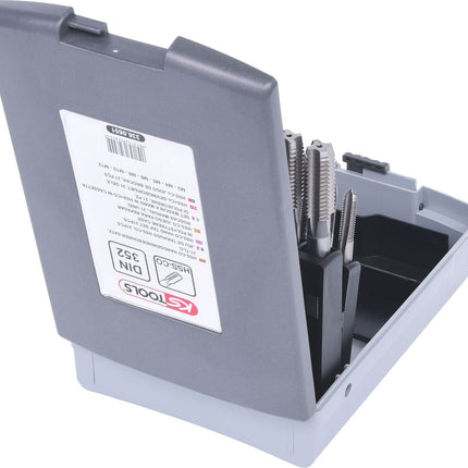 KS TOOLS HSS CO Handgewindebohrer-Satz M, Kunststoffkassette 21-tlgM3-M12 ( 336.0651 ) - Toolbrothers