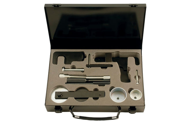 KS TOOLS Serie di utensili per messa in fase motore per Nissan / Opel / Renault, 15 pz ( 400.0750 )