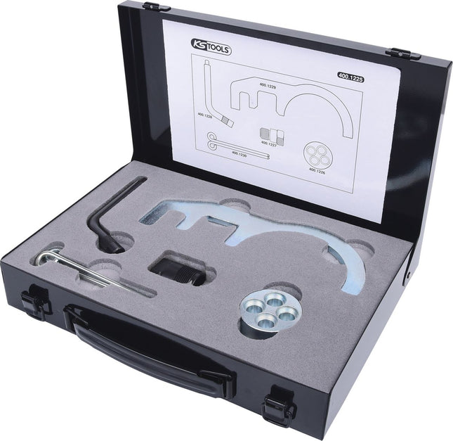 KS TOOLS Serie di utensili per messa in fase motore per BMW / Mini, 6 pz ( 400.1225 )