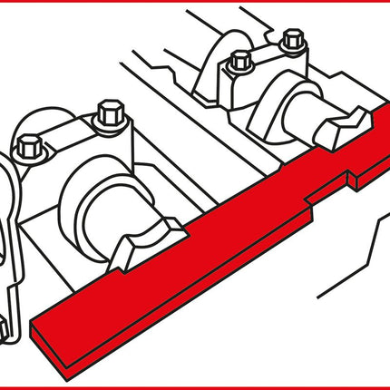 KS TOOLS Juego de herramientas de reglaje de motores para Ford / Volvo, 4 pzs ( 400.1525 )