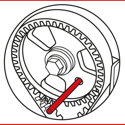 KS TOOLS Serie di utensili per messa in fase motore per Ford / Land Rover / PSA / Volvo, 6 pz ( 400.1625 )