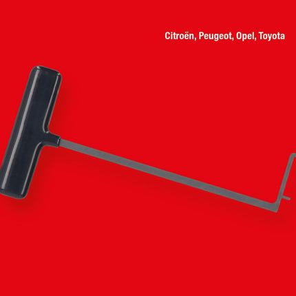 KS TOOLS Herramienta de comprobación de correas dentadas para PSA ( 400.2118 )