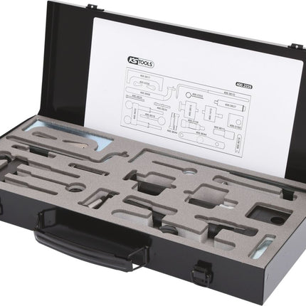KS TOOLS Juego de herramientas de reglaje de motores para VAG, 21 pzs ( 400.2225 )