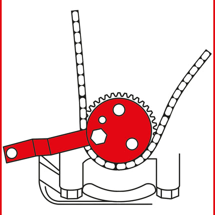 KS TOOLS Juego de herramientas de reglaje de motores para Ford, 4 pzs ( 400.4275 )
