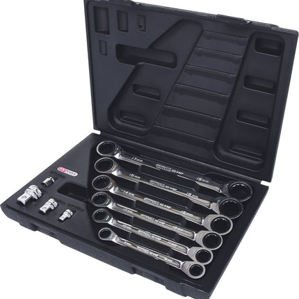 KS TOOLS GEARplus Doppel-Ratschenringschlüssel-Satz, 10-tlg 8-19mm ( 503.4560 ) - Toolbrothers