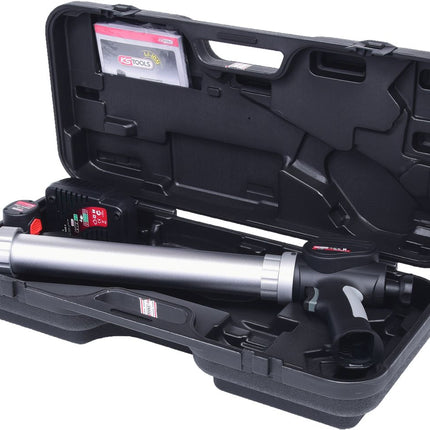 KS TOOLS Akku-Kartuschen-Pistole 600 ml mit 1 Akku und 1 Ladegerät ( 515.3580 ) - Toolbrothers