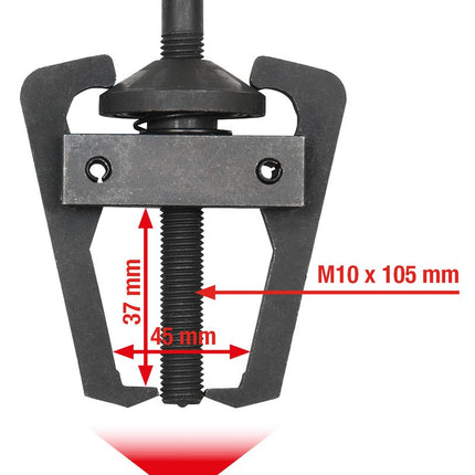 KS TOOLS Polklemmen-Wischarm-Abzieher 2armig,45mm ( 700.1179 ) - Toolbrothers