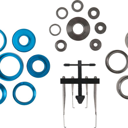 KS TOOLS Juego de montaje universal para retén Simmer y arandela obturadora para árboles, 24 pzs ( 700.1280 )