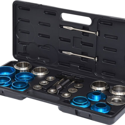 KS TOOLS Juego de montaje universal para retén Simmer y arandela obturadora para árboles, 24 pzs ( 700.1280 )