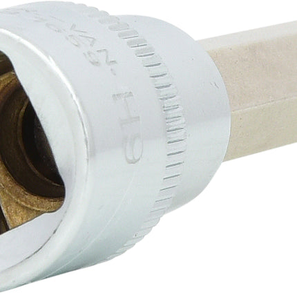 KS TOOLS 1/2" CHROMEplus Bit-Stecknuss Innensechskant, lang, 9mm ( 918.1659 ) - Toolbrothers