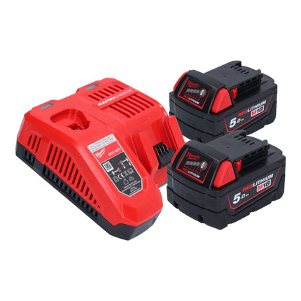 Milwaukee M18 SAL2-502 Akumulatorowy reflektor budowlany 18 V 2800 lm + 2x akumulator 5,0 Ah + ładowarka