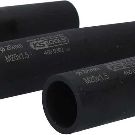 KS TOOLS Radbolzen-Zentrier- und Schonhülsen-Satz, M20x1,5, Ø26,0 mm ( 450.0375 ) - Toolbrothers