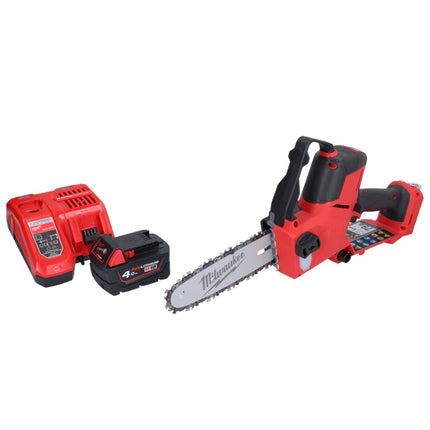 Milwaukee M18 FHS20-401 podadora sin cable 18 V 20 cm + 1x batería recargable 4.0 Ah + cargador