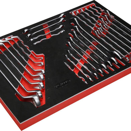 KS TOOLS Schraubenschlüssel-Satz in Schaumstoffeinlage, 31-tlg, Zoll ( 811.0031 ) - Toolbrothers