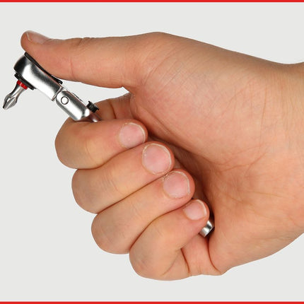 KS TOOLS Carraca reversible articulada para puntas de 1/4', longitud 119 mm ( 918.1560 )