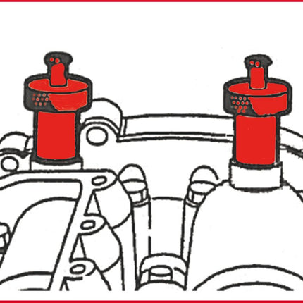 KS TOOLS Juego de herramientas de reglaje de motores para Fiat / Iveco, 5 pzs ( 400.0400 )