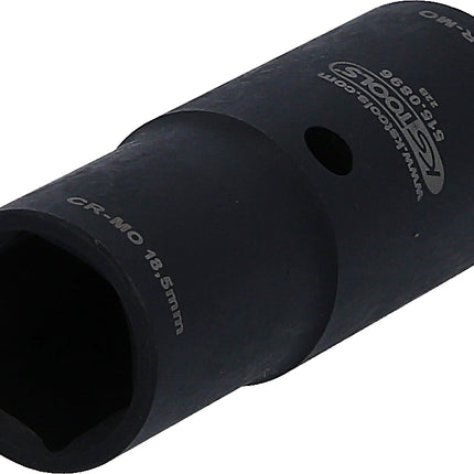 KS TOOLS Llave de vaso de impacto 2 en 1 especial de 1/2' para llantas de aluminio de Ford, 18,5 / 19,5 mm ( 515.0896 )