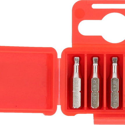 KS TOOLS 1/4" Bit Innensechskant, 25mm, Kugelkopf, 4mm, 5er Pack ( 911.3705 ) - Toolbrothers